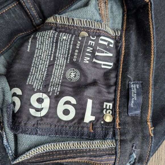 Gap dark rinse bootcut jeans size 24 regular Nwot - Picture 4 of 4